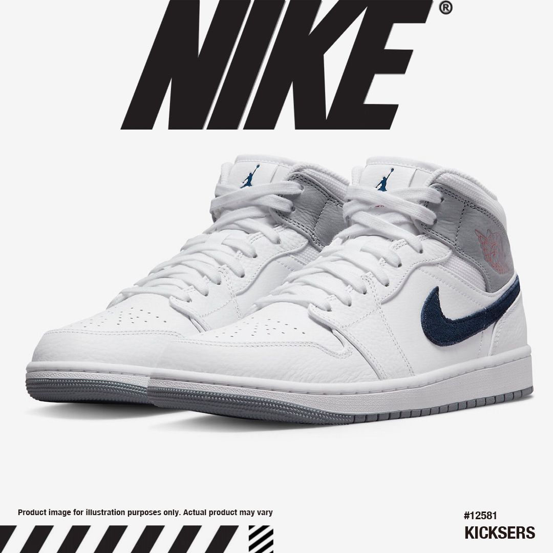 Nike Air Jordan 1 Mid Paris White ジョーダン パリ ホワイト