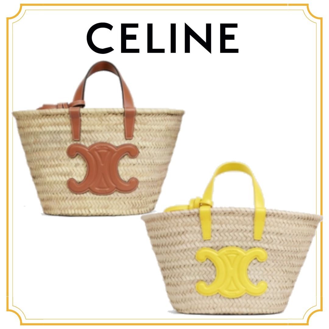 入荷困難 セリーヌ トリオンフ かごバッグ 登場大人気アイテム 新製品の販売 CELINE ハンドバッグ レザー チェーン 鍵 トリオンフ 極美品⭐︎ 超希少 ハンドバッグ