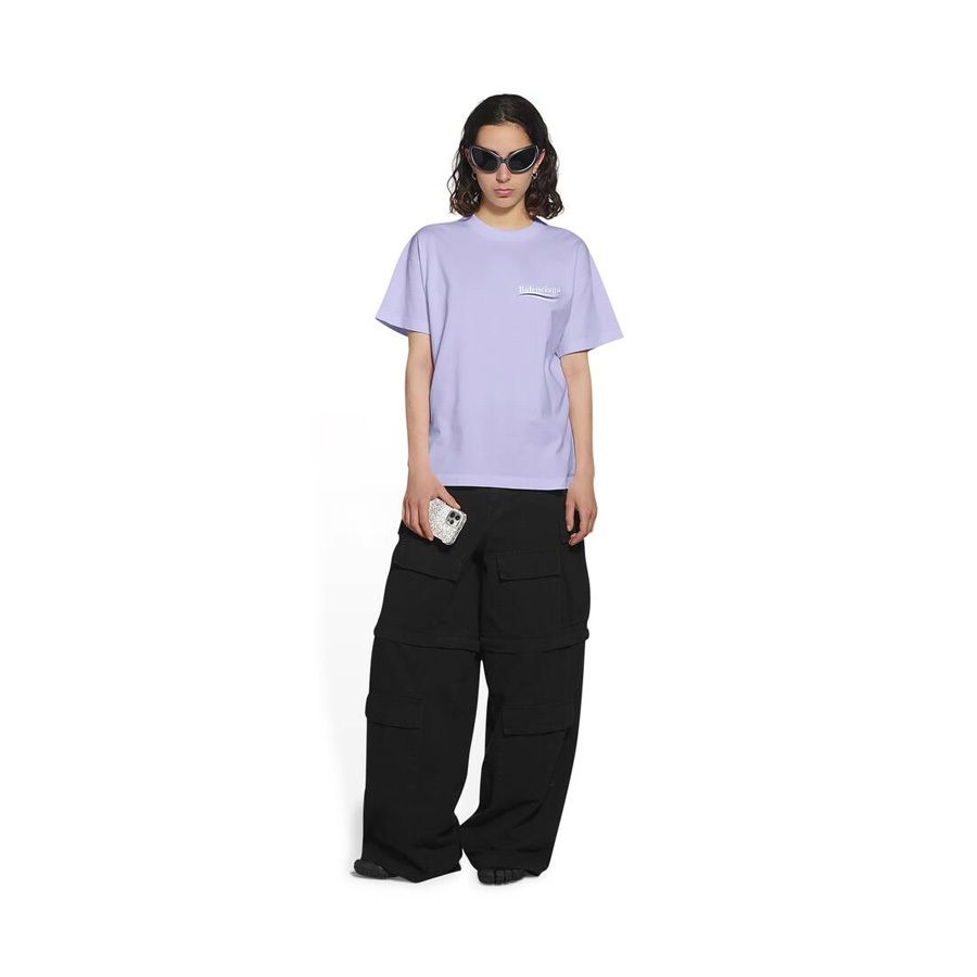○BALENCIAGA○POLITICAL CAMPAIGN スモールフィット Tシャツ - alfej.com