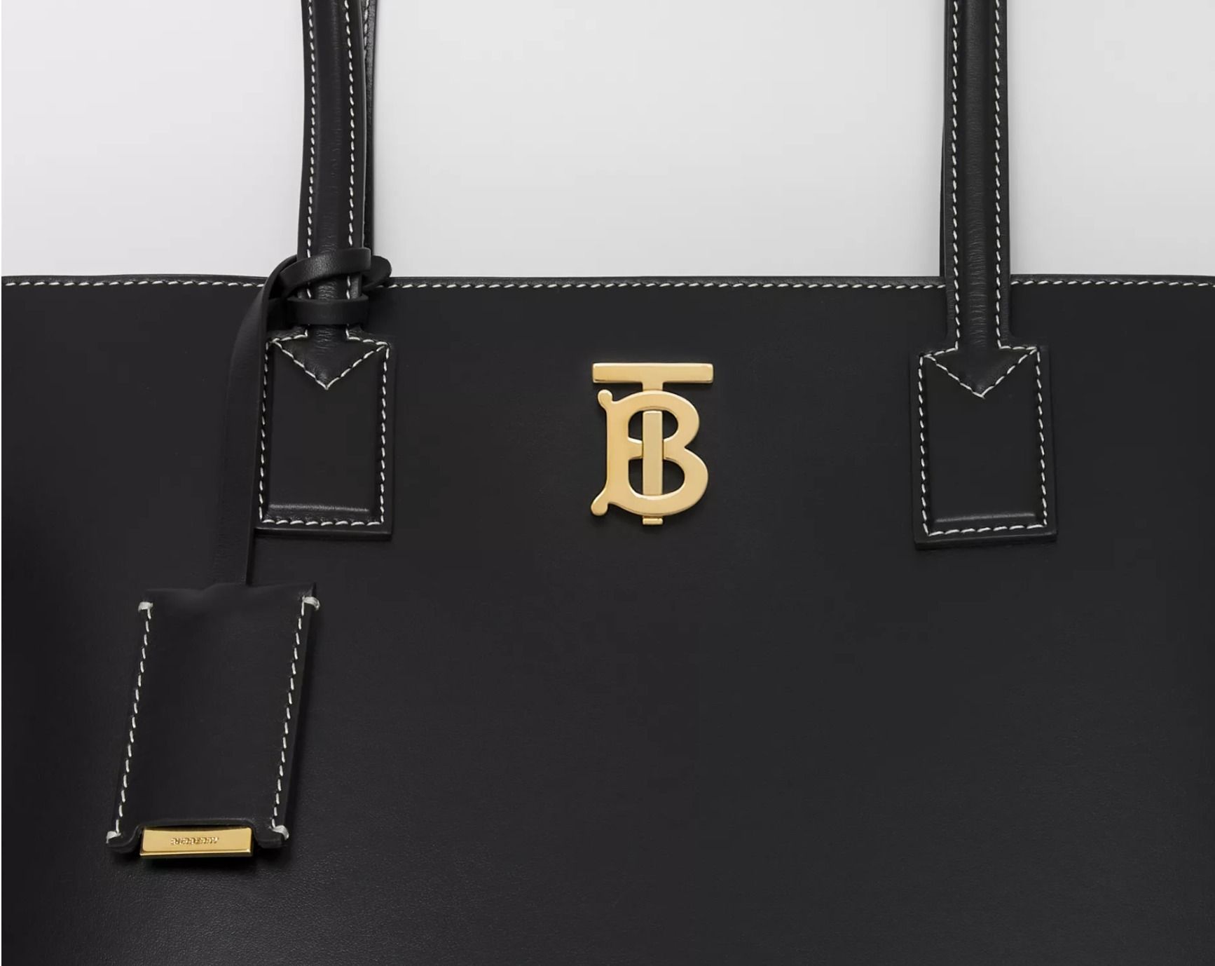 BURBERRY ミディアム モノグラムモチーフレザー トート 関税込 ...