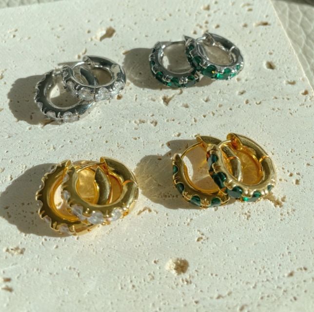 justLoveR] BTSジミン/SUGA着用☆Kenzie Earrings 全4色 (just