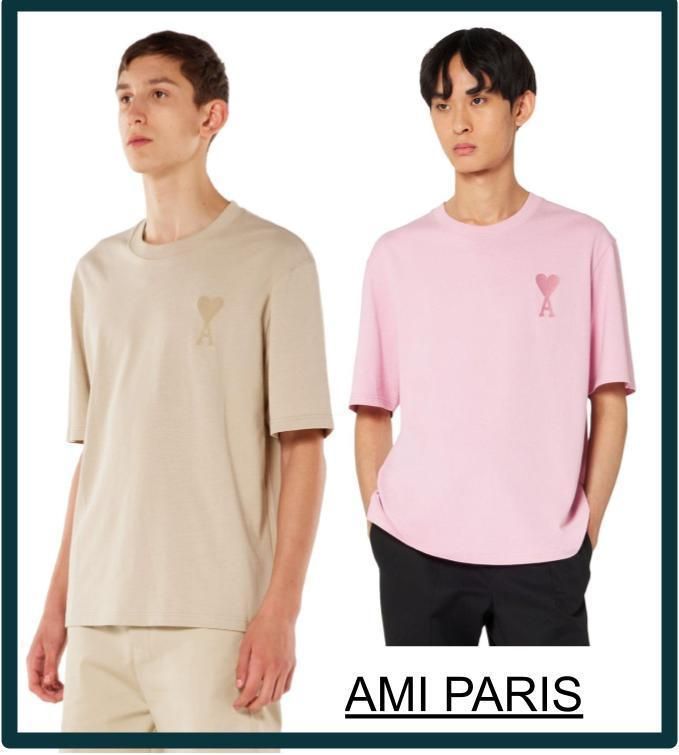 ami paris アミパリス ピンク 半袖 Tシャツ