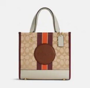COACH】SALE☆デンプシー トート 22 シグネチャージャカード