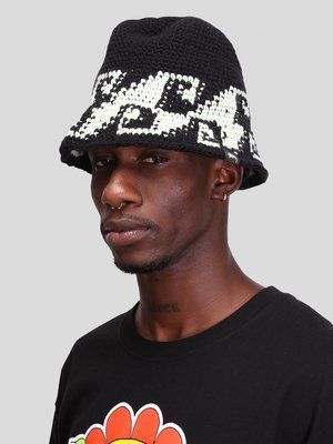 Stussy WAVES KNIT BUCKET HAT Olive ニット ハット レアモデル