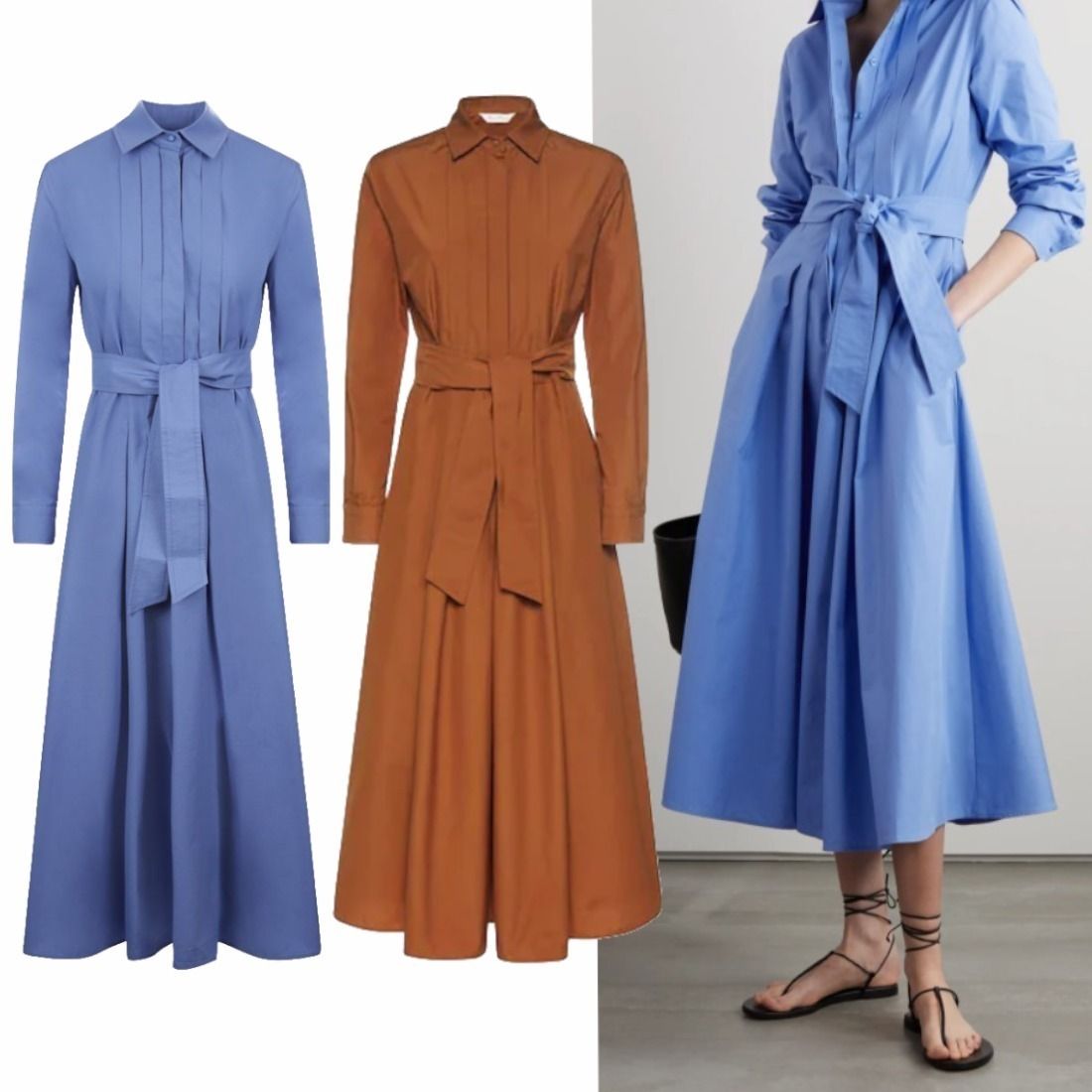 ☆Max Mara☆ ハンガーポプリンシャツドレス 関税送料込 (Max Mara ☆Max Mara☆ ハンガーポプリンシャツドレス 関税送料込 (Max Mara