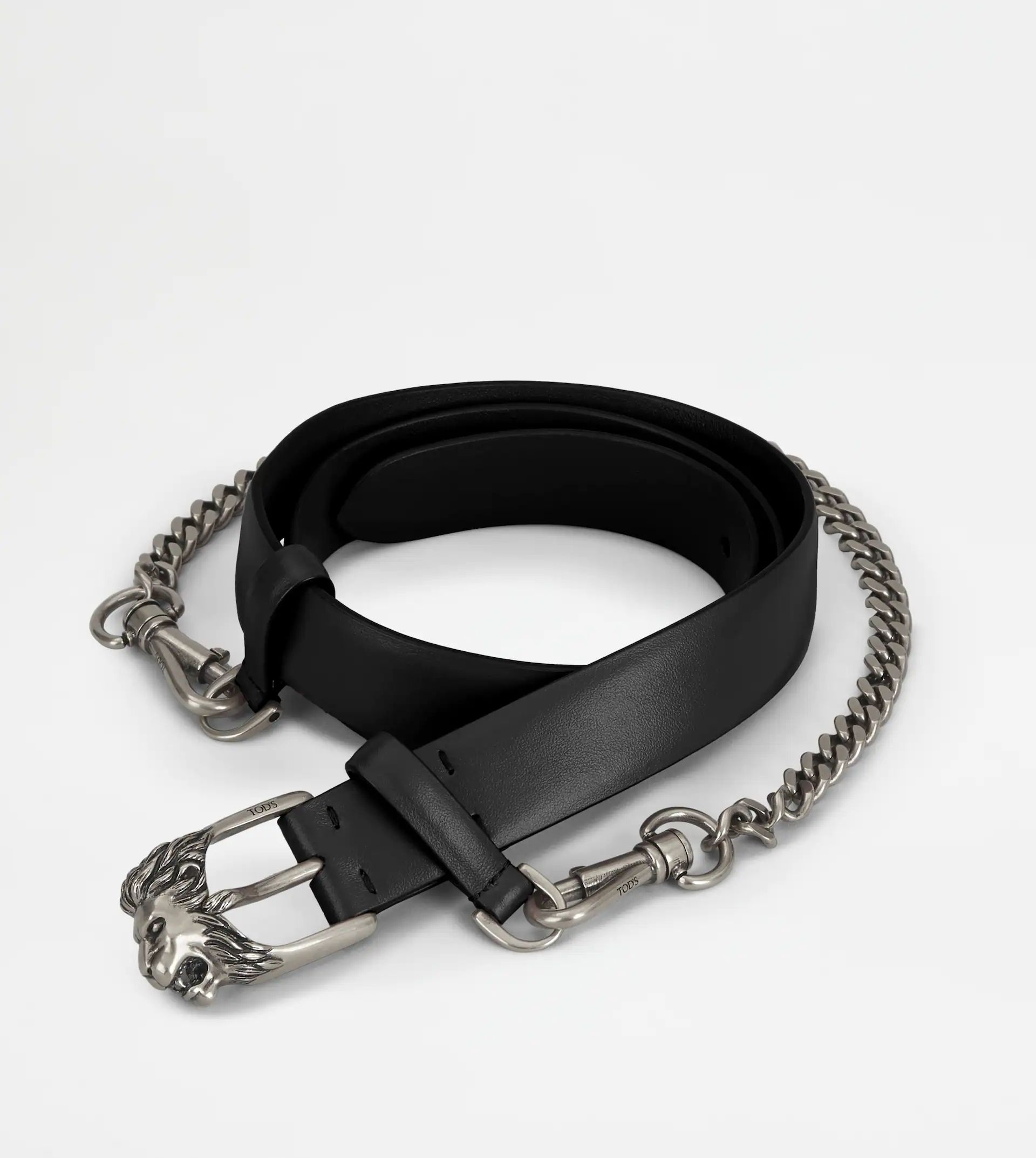 TOD'S直営店◇レザー ベルト 2色 国内未入荷 ライオンバックル (TOD'S TOD'S直営店◇レザー ベルト 2色 国内未入荷 ライオンバックル (TOD'S