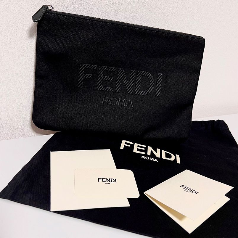 国内即発】FENDI フェンディー ブラック クラッチバック (FENDI ... org