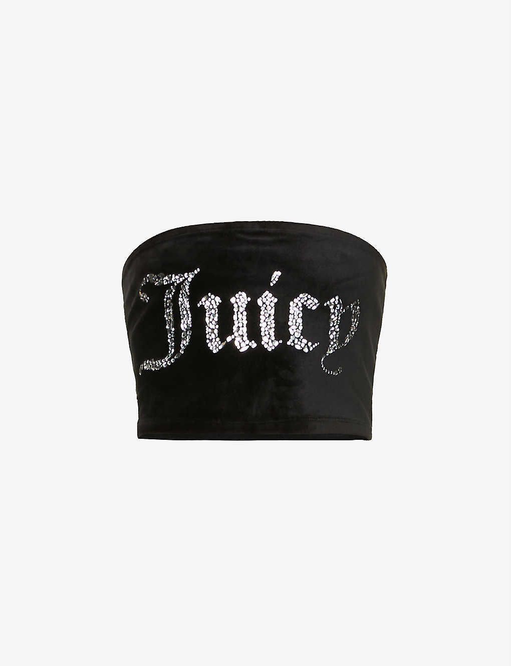 JUICY COUTURE☆ロゴ ストラップレス ベルベットトップ 送関込 (JUICY ...