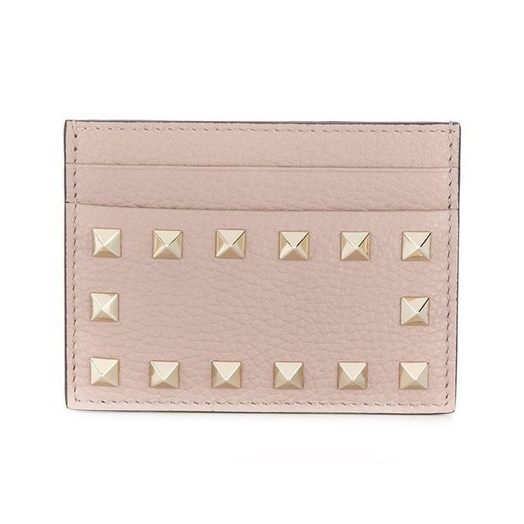 VIP仕入れ 【VALENTINO】 ロックスタッド レザー カードケース ...