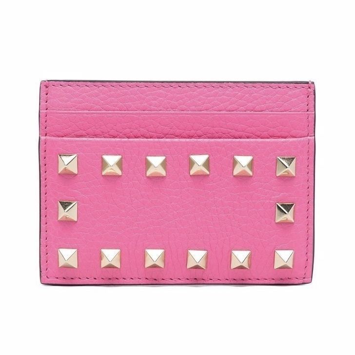 VIP仕入れ 【VALENTINO】 ロックスタッド レザー カードケース ...