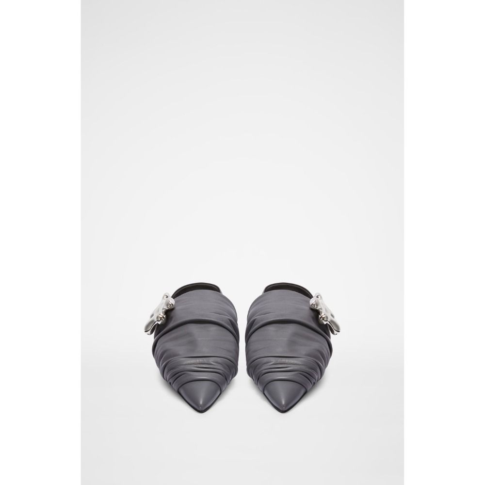 ☆JIL SANDER☆ シルバージュエリブローチ ローファー グレー (Jil ☆JIL SANDER☆ シルバージュエリブローチ ローファー グレー (Jil