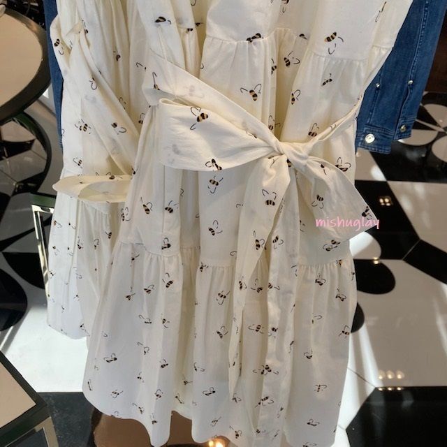 kate spade】可愛いミツバチさんプリント♪ シャツワンピ ☆ (kate ...