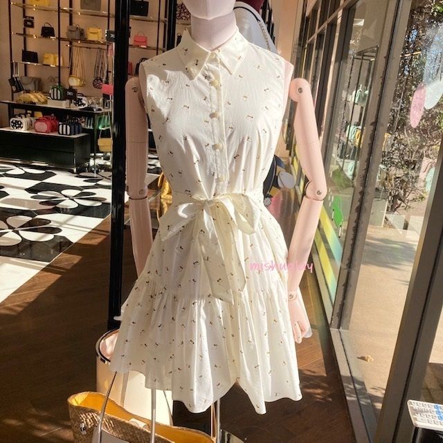 kate spade】可愛いミツバチさんプリント♪ シャツワンピ ☆ (kate ...