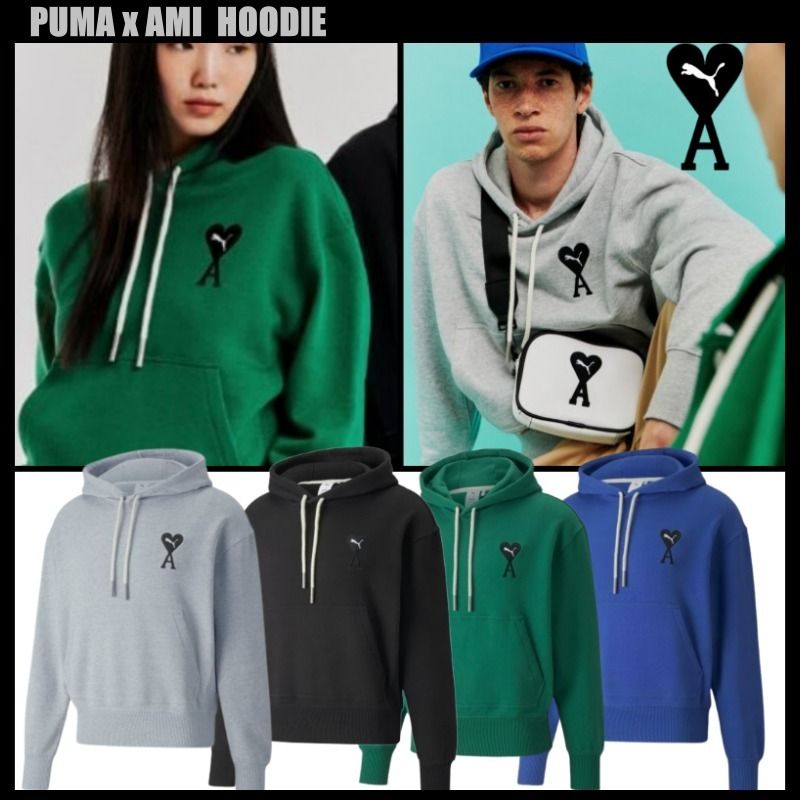 PUMA x AMI☆HOODIE プーマ アミ パリス コラボ フーディー (AMI PARIS ...