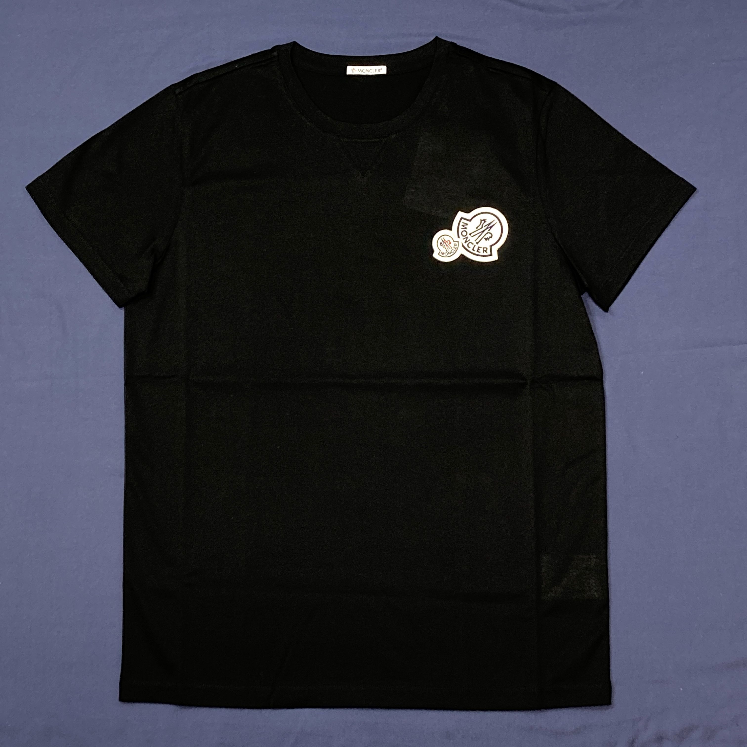 VIP SALE】MONCLER☆ロゴワッペン付き コットンTシャツ (MONCLER/T VIP SALE】MONCLER☆ロゴワッペン付き コットンTシャツ (MONCLER/T