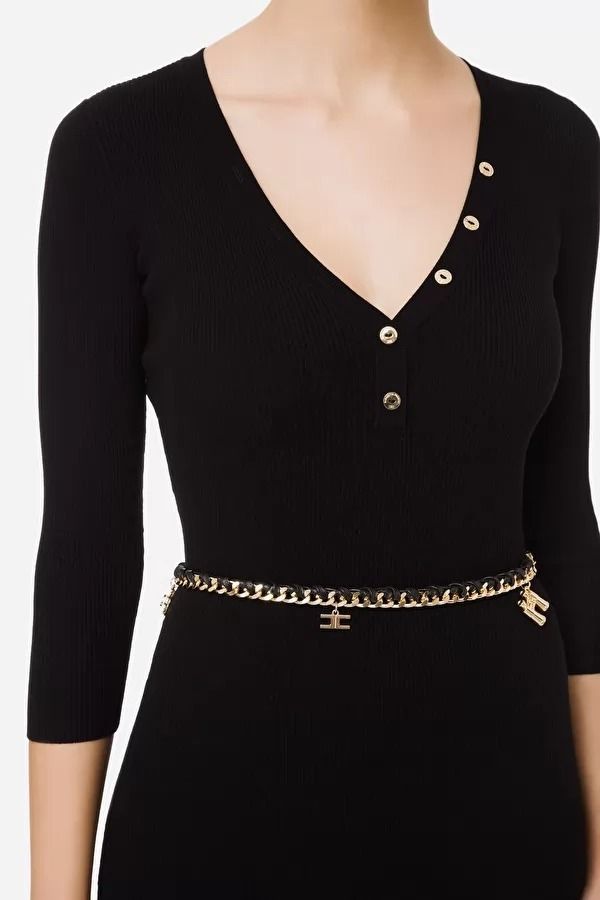 ELISABETTA FRANCHI エリザベッタフランキ タイトドレス ニット ELISABETTA FRANCHI エリザベッタフランキ タイトドレス ニット