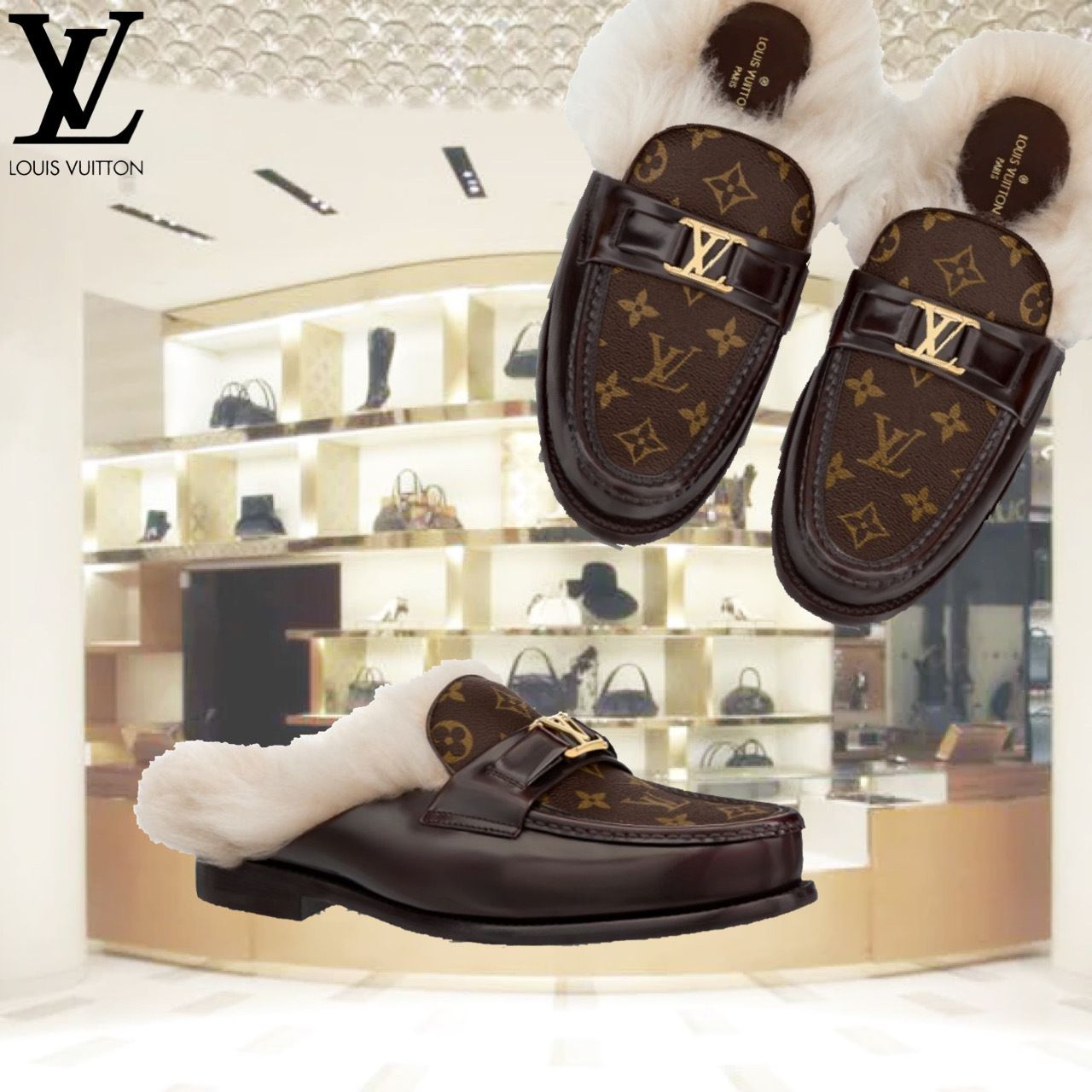 ふわモコ☆Louis Vuitton】メジャー・ライン ローファー (Louis ...
