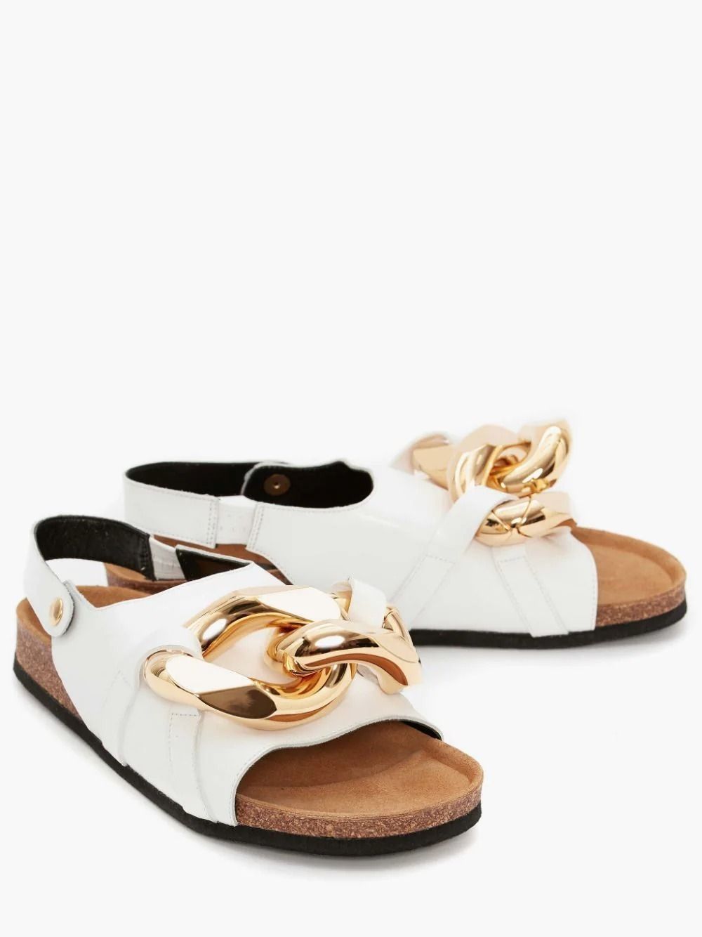 J W Anderson アンダーソン チェーン スナップ フラットサンダル (J W J W Anderson アンダーソン チェーン スナップ フラットサンダル (J W
