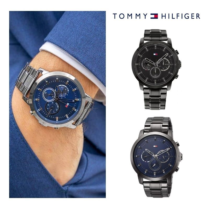 関税込/国内発] TOMMY HILFIGER 腕時計 1791795 1791796 44mm (Tommy