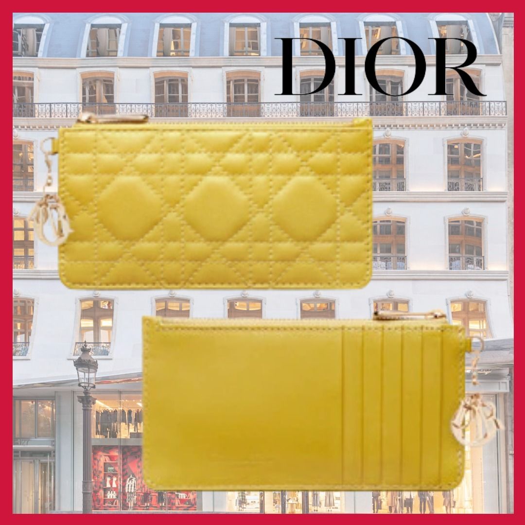 日本限定】Dior☆LADY DIOR スモール ジップ カードホルダー (Dior