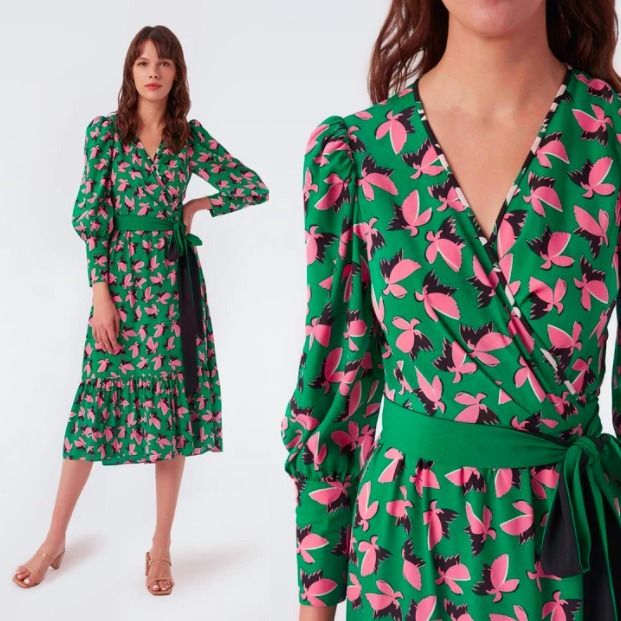セール ☆ DVF Blade Wrap ラップ ワンピ ドレス 関税送料込 (DIANE セール ☆ DVF Blade Wrap ラップ ワンピ ドレス 関税送料込 (DIANE
