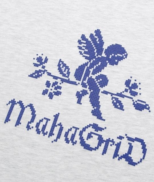☆mahagrid☆ ANGEL CROSS STITCH TEE/ Tシャツ半袖 (mahagrid/Tシャツ ...
