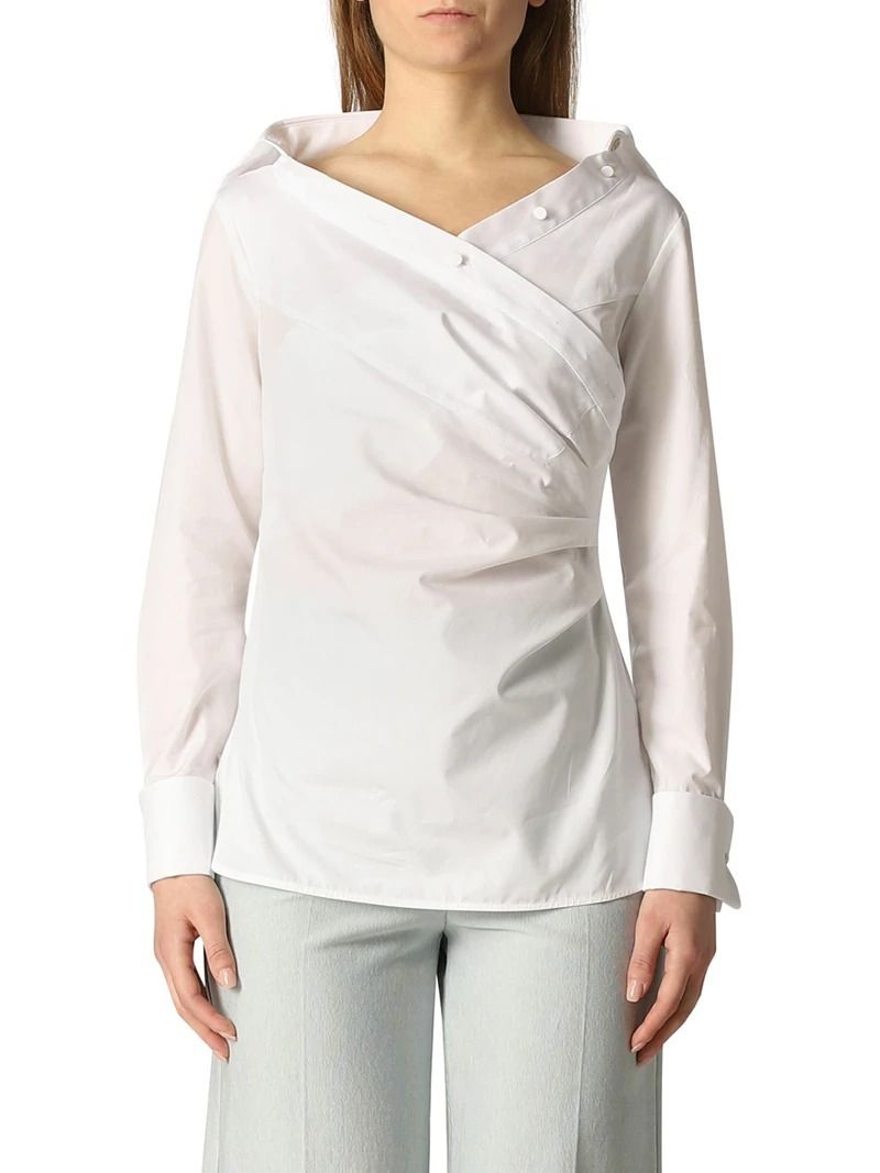 □Max Mara□SHIRT VERANDA コットンポプリンシャツ 2色 (Max Mara □Max Mara□SHIRT VERANDA コットンポプリンシャツ 2色 (Max Mara