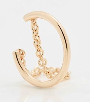 Zoe Chicco 14K ゴールド 14金 イヤーカフ チェーン フープ 円 Zoe Chicco 14K ゴールド 14金 イヤーカフ チェーン フープ 円