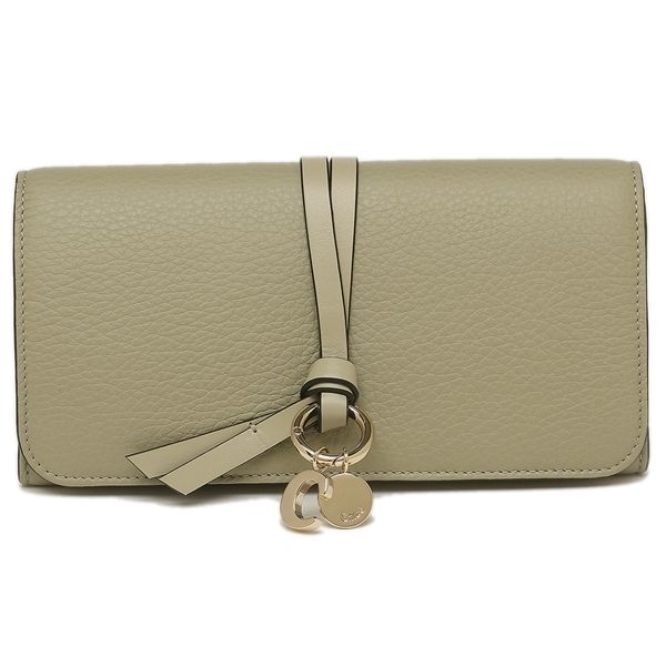 Chloe】財布☆ALPHABET SLATE GREEN☆2022春夏新作♪ (Chloe/長財布 Chloe】財布☆ALPHABET SLATE GREEN☆2022春夏新作♪ (Chloe/長財布