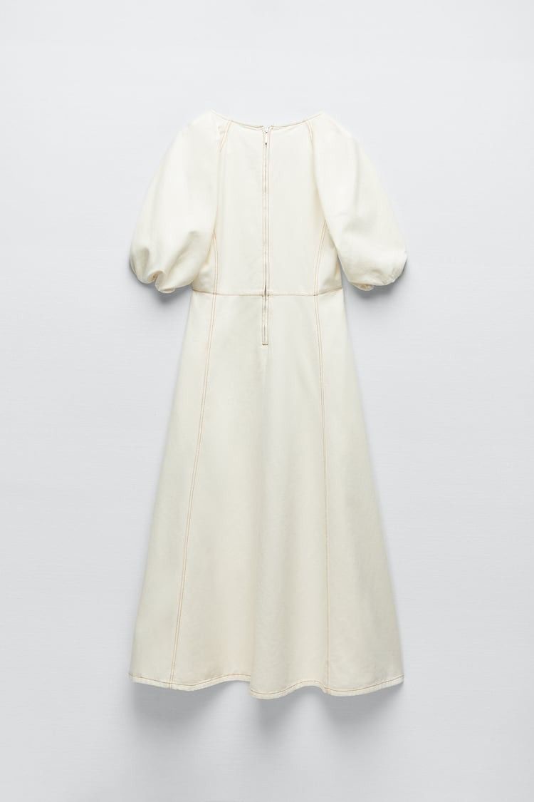 すぐ届く☆国内発【ZARA】完売品☆デニムワンピース (ZARA/ワンピース 値引き 完売!デニムワンピース ミニワンピース