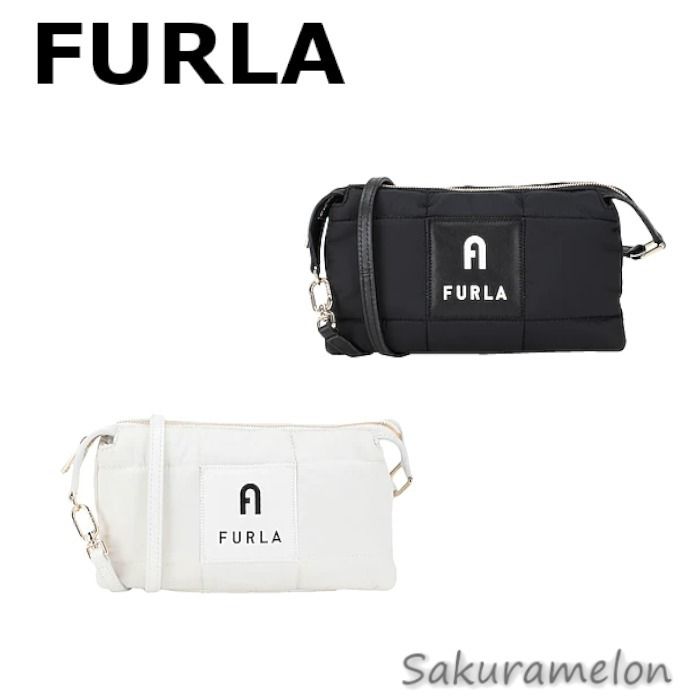 関税込み フルラ FURLA PIUMA MINI SHOULDER BAG ボディバッグ (FURLA ネット買取 ショルダーバック フルラ FURLA ショルダーバッグ