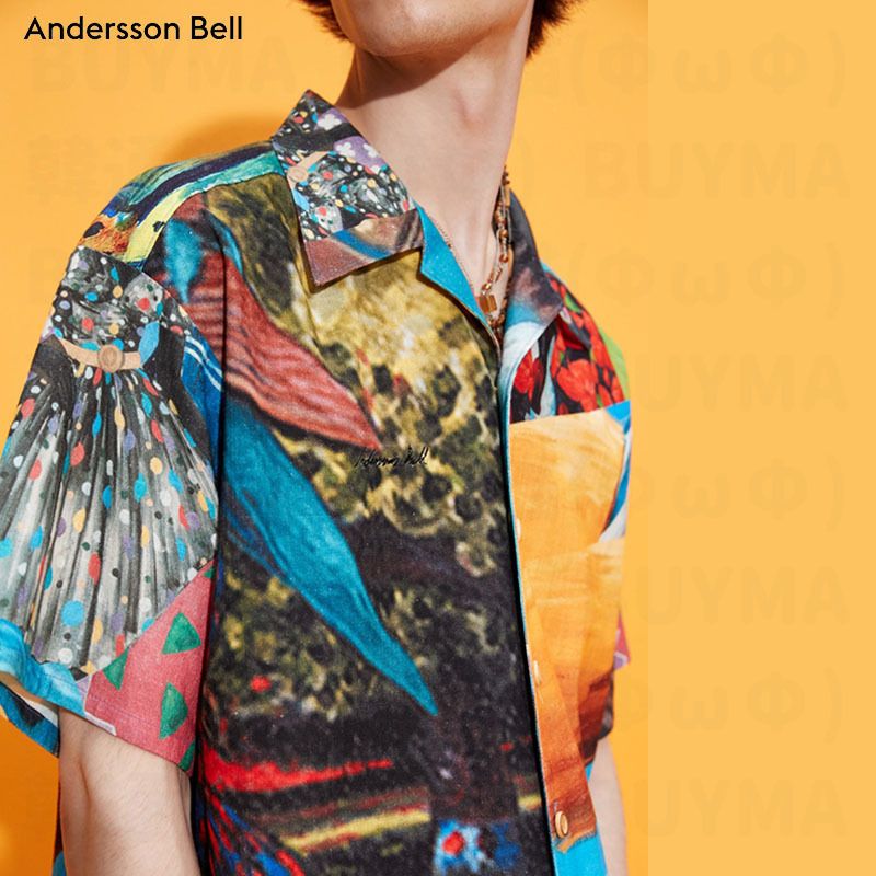 ☆Anderson Bell☆UNISEX IMPRESSIONIST PRINTED SHIRT (ANDERSSON ...
