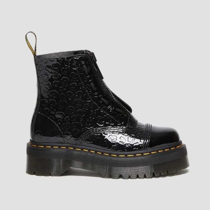 英国発 ドクターマーチン ブーツ パテントレザー ヒョウ柄 (Dr Martens ...