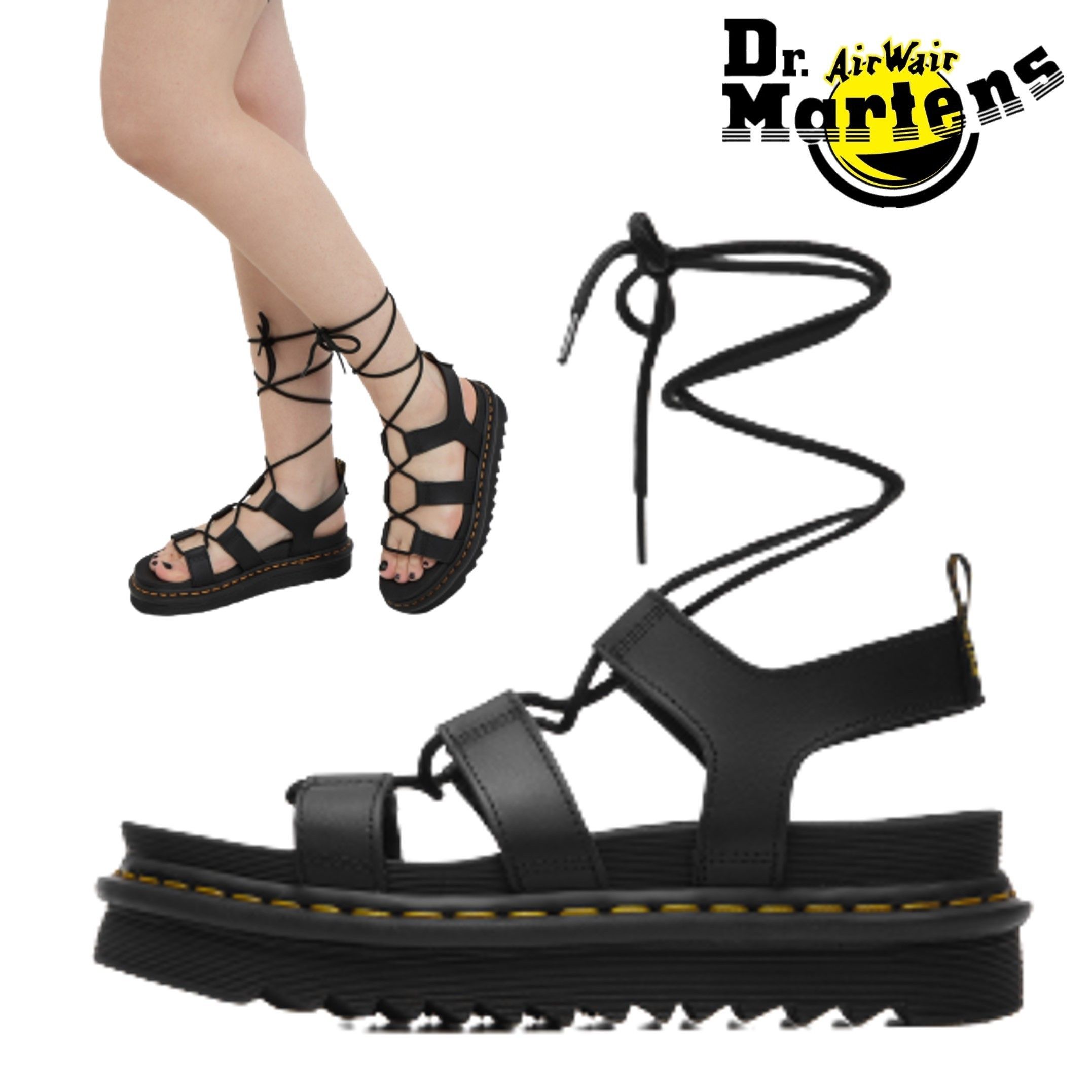 DR.MARTENS NARTILLA ナルティラ サンダル ブラック 24641001 (Dr の取扱ショップ一覧 Dr.Martens 24cm ドクターマーチン ナルティラ サンダル サンダル