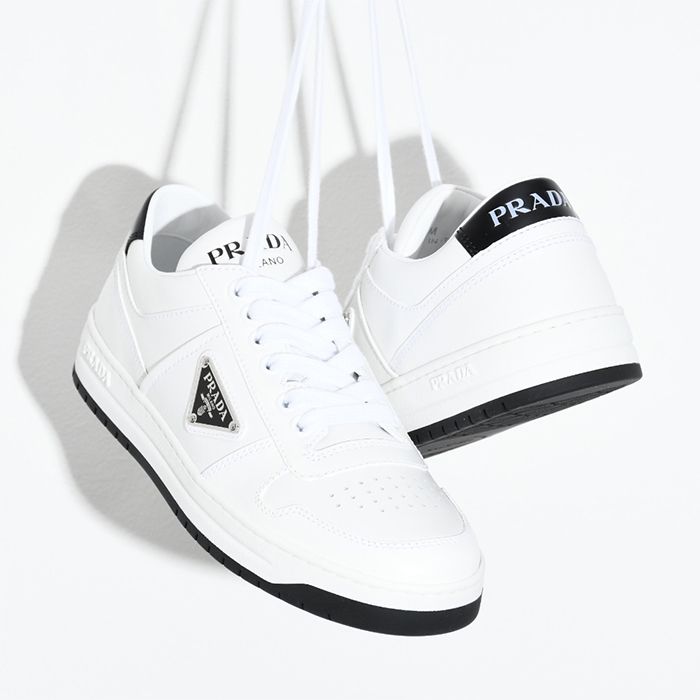 PRADA スニーカー 1E792M 3LKG ダウンタウン レザー 【35.5】 プラダ PRADA PRADA スニーカー 1E792M 3LKG ダウンタウン