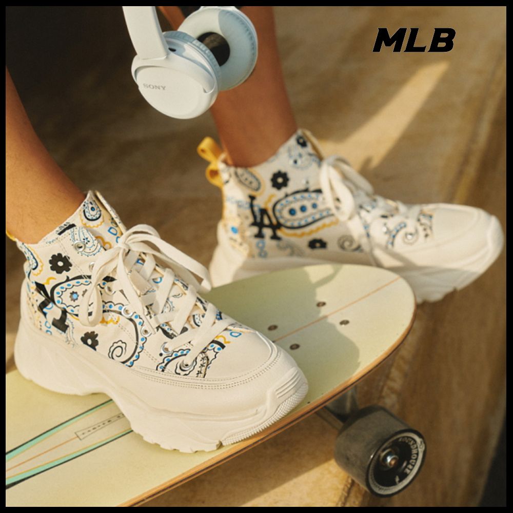 売れ筋☆【MLB KOREA】 ペイズリーハイカットスニーカー・UNISEX (MLB 売れ筋☆【MLB KOREA】 ペイズリーハイカットスニーカー・UNISEX (MLB