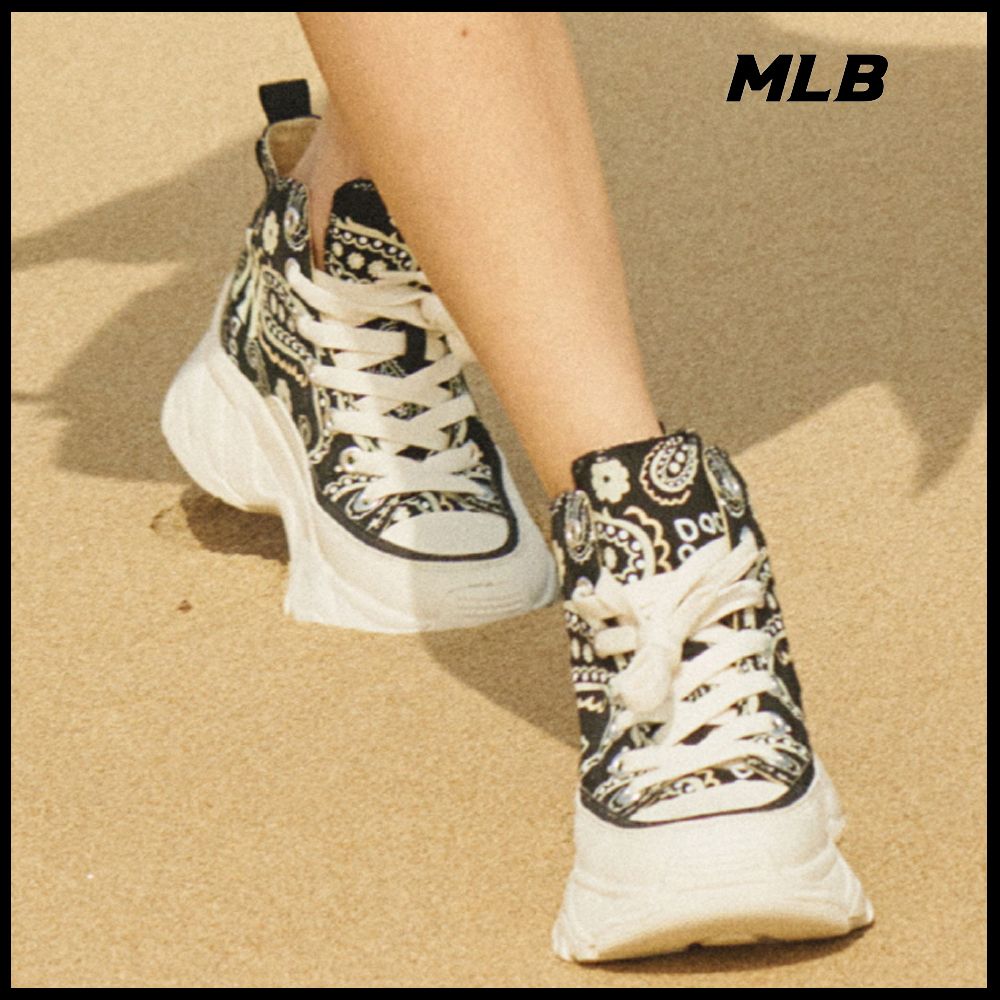 売れ筋☆【MLB KOREA】 ペイズリーハイカットスニーカー・UNISEX (MLB 売れ筋☆【MLB KOREA】 ペイズリーハイカットスニーカー・UNISEX (MLB