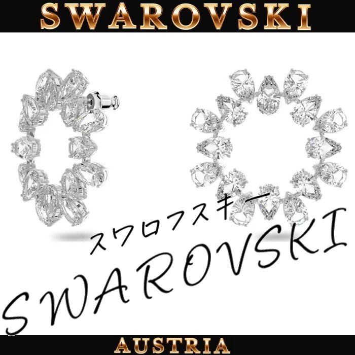 SWAROVSKI スワロフスキー Millenia フープピアス サークル