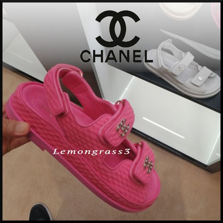 CHANEL】日本未入荷*シャネル ピンク ストラップサンダル (CHANEL ...
