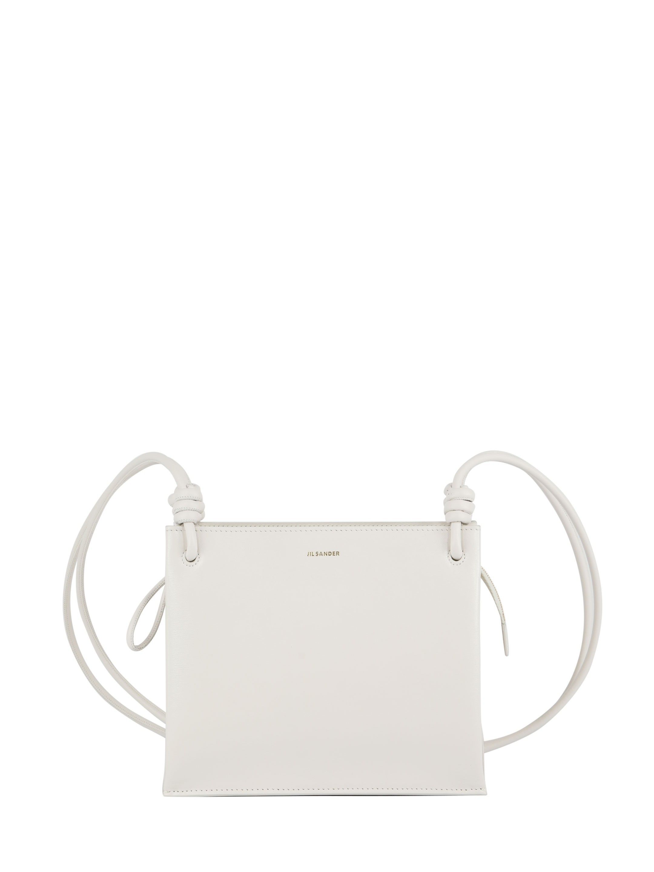 JIL SANDER エンボス加工ロゴ入り スモール レザーハンドバッグ (Jil ...