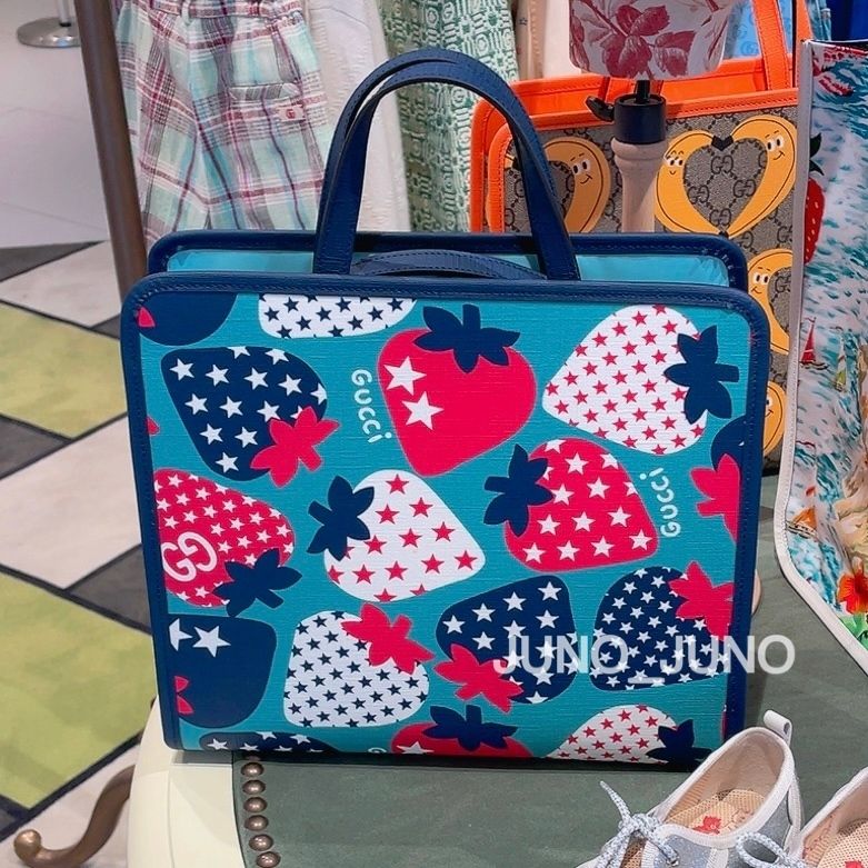 GUCCI トートバッグ チルドレンズ イチゴ キャット 子猫 国内発 (GUCCI