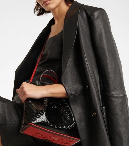 【関税送料込】ルブタン Cabarock Small leather tote トート クリスチャン ルブタン Christian Louboutin トートバッグ