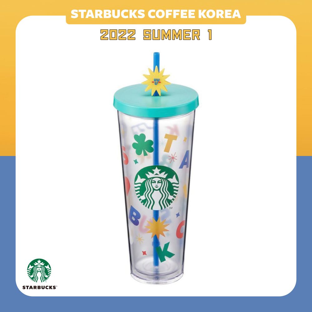 韓国スタバ】22 夏①☆Summertime coldcup 710ml (Starbucks