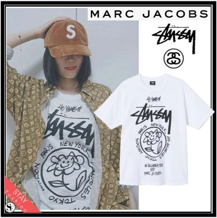 ♢限定コラボ激レア!STUSSY×Marc JacobsワールドツアーTee (STUSSY/T