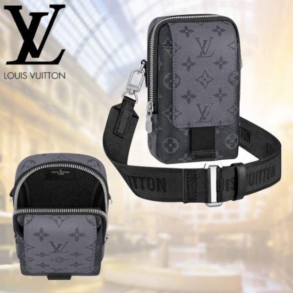 1〜3日で届く】Louis Vuitton☆ロゴ モノグラム フォンポーチ - www ...