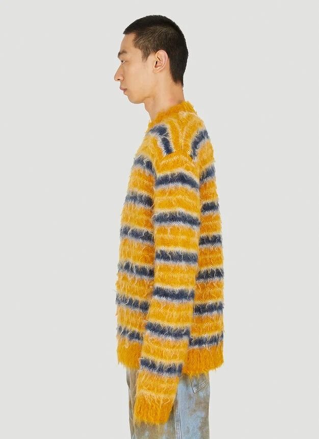 MARNI フラッフィー ストライプ セーター オレンジ マルニ (MARNI MARNI フラッフィー ストライプ セーター オレンジ マルニ (MARNI
