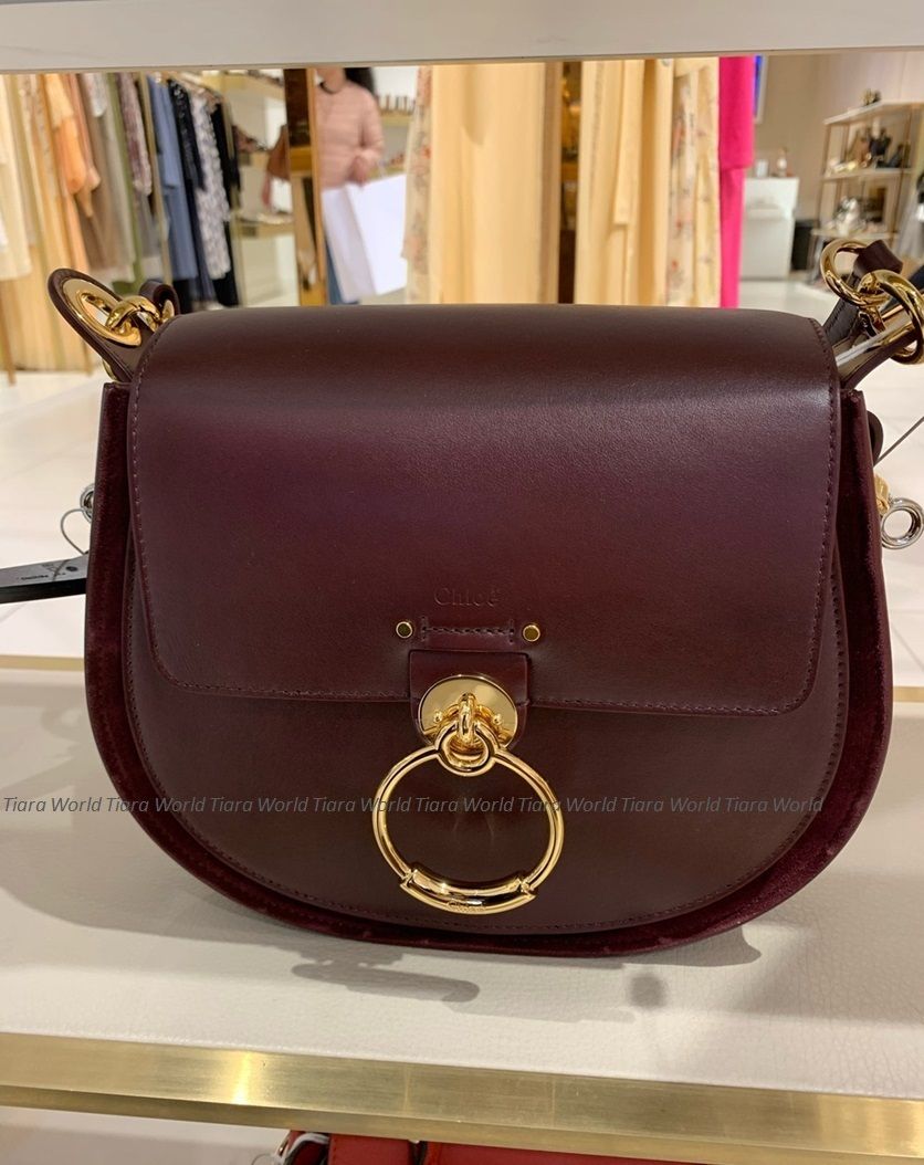 TESS■CHLOE クロエ ラージ バッグ カーフスキン BURNT BROWN TESS■CHLOE クロエ ラージ バッグ カーフスキン BURNT BROWN