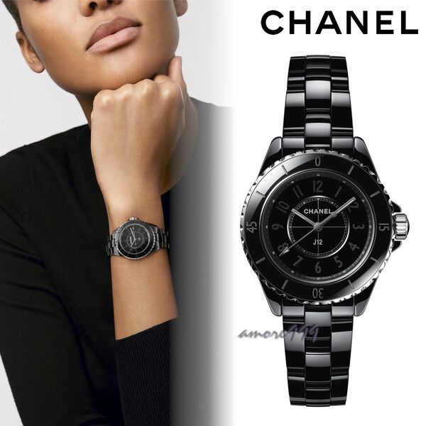 Chanel シャネル レディース腕時計 J12 H6346 黒 (CHANEL/アナログ ...