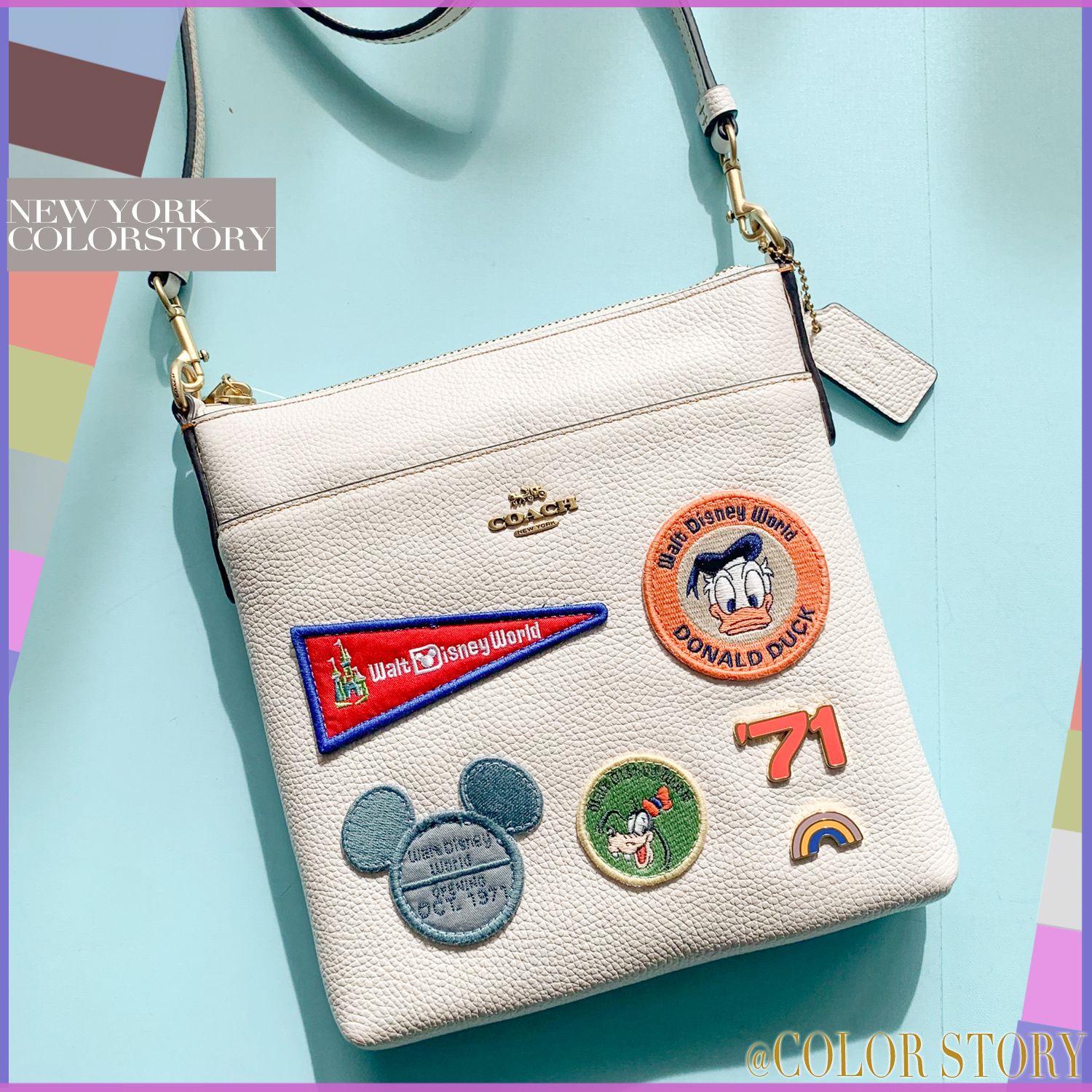 【COACHxディズニー】●50周年記念♪●完売!!ミッキー●ローグ COACHxディズニー】○50周年記念♪○完売!!ミッキー○ローグ