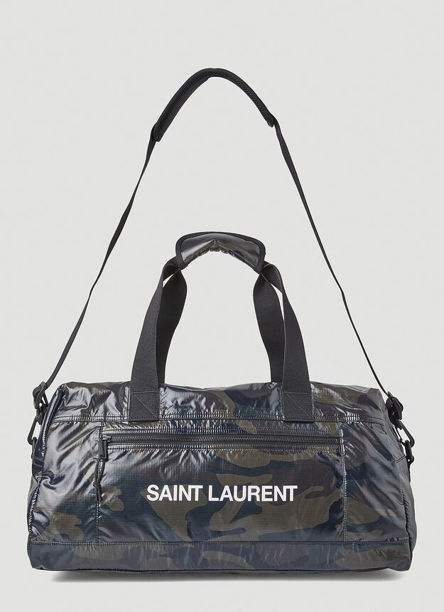 SAINT LAURENT Nuxxカモフラージュ ダッフルバッグ カーキ 迷彩 (Saint ...